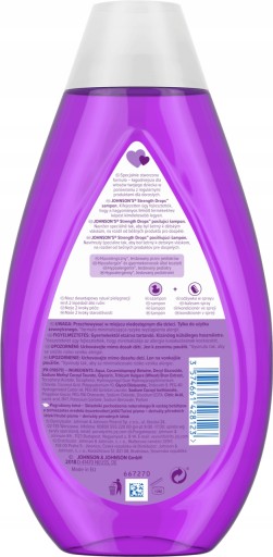 Šampón JOHNSON'S BABY Strength Drops s vitamínom E