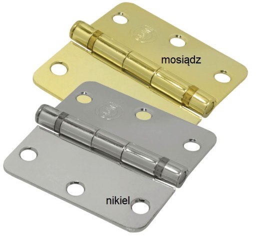 Skrutkovaný pánt pre bezfalcové dvere 89mm