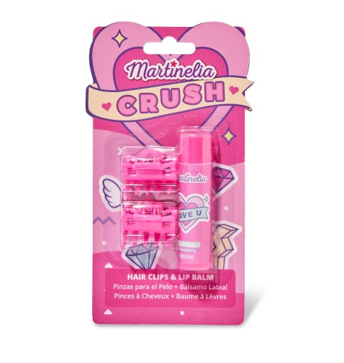 MARTINELIA Mini sada pre deti Balzam na pery a sponky do vlasov