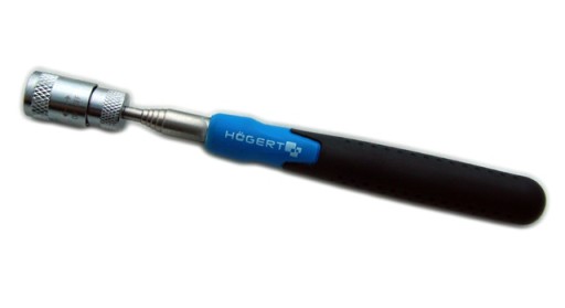 Magnetický, teleskopický držiak s LED Hoegert