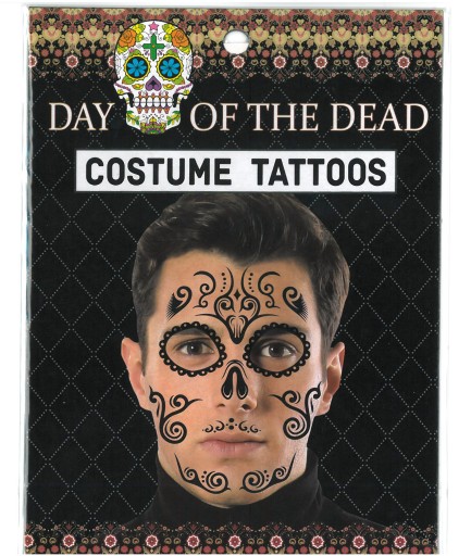 HALLOWEENSKÉ TETOVANIE UMÝVAJÚCOU VODOU RÔZNE VZORKY