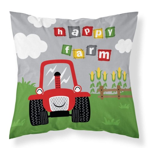 Obliečka na vankúš pre bábätko 40x40 Tractor Farm COTTON
