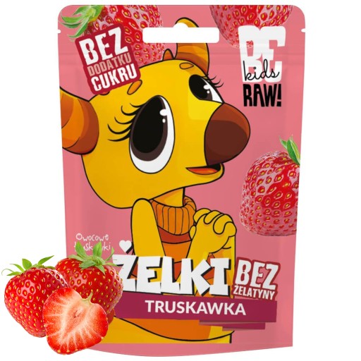 Sada želé BEZ CUKRU Mix príchutí vegánsky snack pre deti Purella 4x