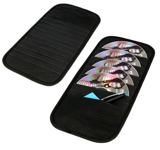 BLACK ORGANIZER CASE ALBUM 12 CD DO AUTA
