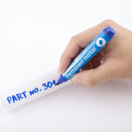 Permanentný popisovač, sada 4 farieb D.RECT 2160
