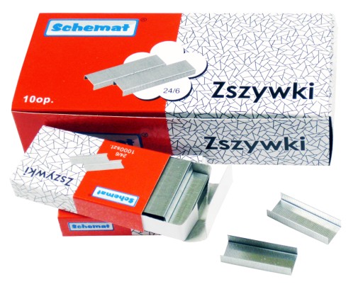 Kancelárske sponky 1000 ks Schéma 24/6