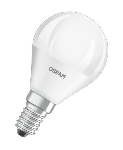 3x LED guľová žiarovka E14 5W = 40W 470lm OSRAM