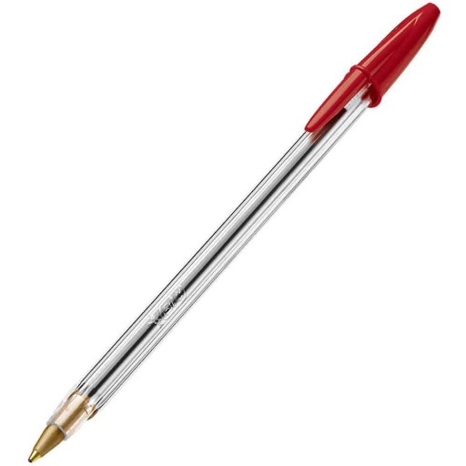 BIC CRISTAL červené guľôčkové pero