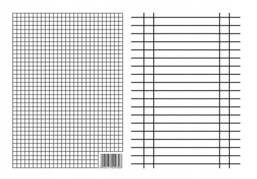 A5 linajkový a štvorčekový Interprint x10