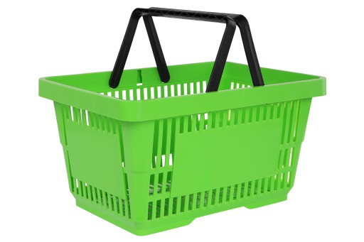 Nákupný košík 22 litrov /SVETLOZELENÁ/