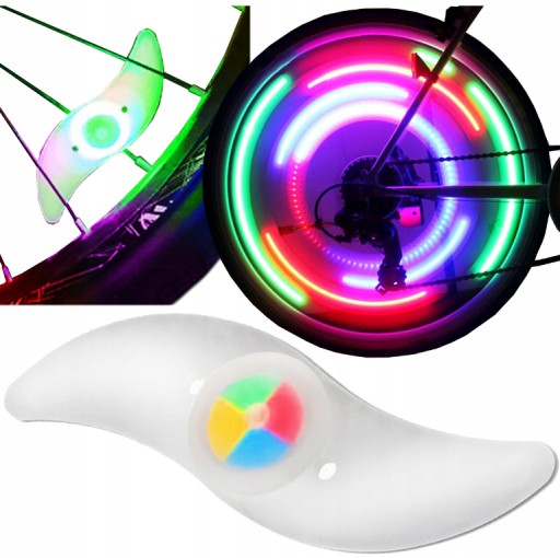LED BICYKEL SVETLÁ KRYT KOLESA