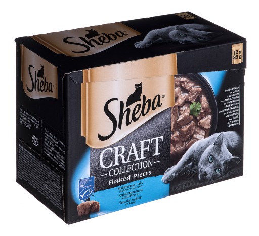 Sheba CRAFT Rybie príchute v omáčke 12x85g