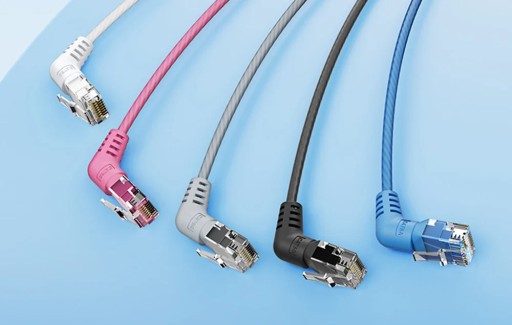 VENTION OTOČNÝ UHLOVÝ KÁBEL ETHERNETOVÝ SIEŤOVÝ KÁBEL RJ45 CAT 6 UTP 2M