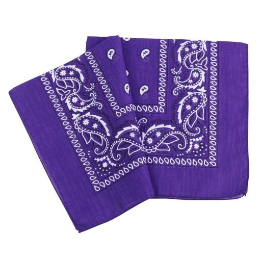 BANDANA BANDANA ŠATKA FIALOVÁ