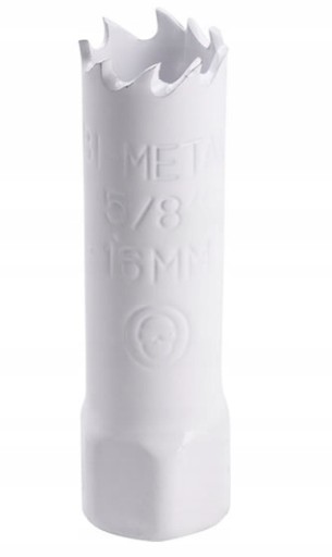 Dierovacia píla na drevo a kov, 16mm bimetalová korunka + sada HEX adaptérov