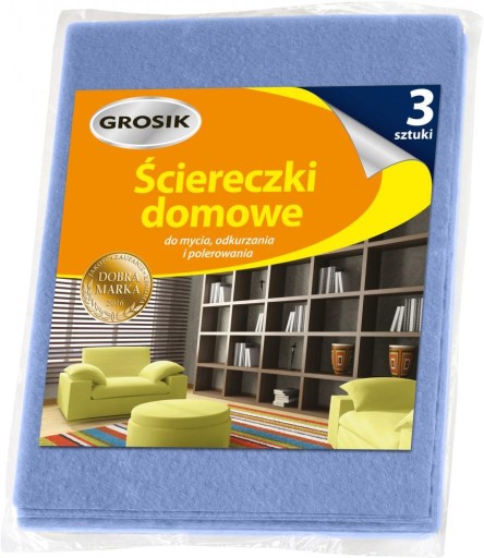 PENNÍKY UTERAČKY DO DOMÁCNOSTI 3 KS x4