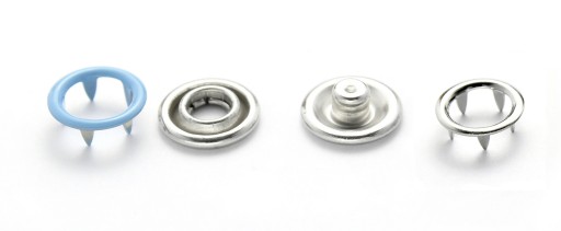 Pružinové západky 7,8 mm. 20 sád detských patentiek