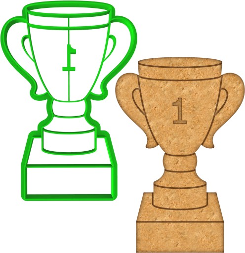 Vykrajovač na sušienky ŠPORT FUTBAL TENIS BASKETBALOVÝ POHÁR 12cm