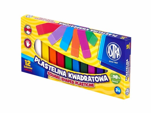ŠKOLSKÉ PLASTIKY PRE DETI 12 farieb Astra