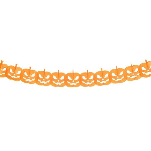 VANEC PANAN HALLOWEEN TEKVICE ORANŽOVÉ OZDOBY OZDOBY 170 cm