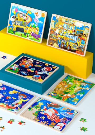 DREVENÉ PUZZZLE 60 KUSOV PUZZZLE ZOO 885