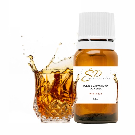 Parafínová sviečka s vôňou 10ML WHISKY A JAZZ