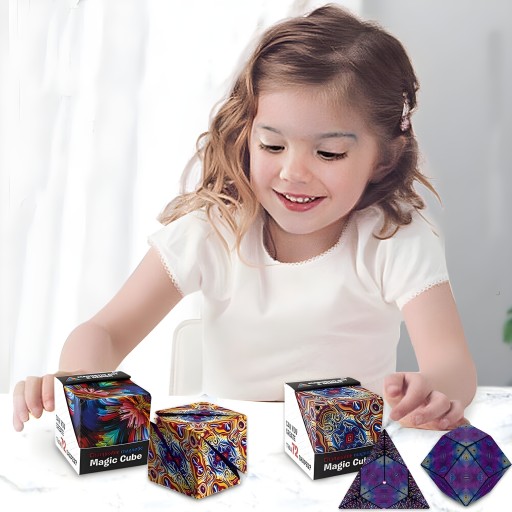 Fidget Cube Magic Cube Antistresová magnetická kocka MODRÁ