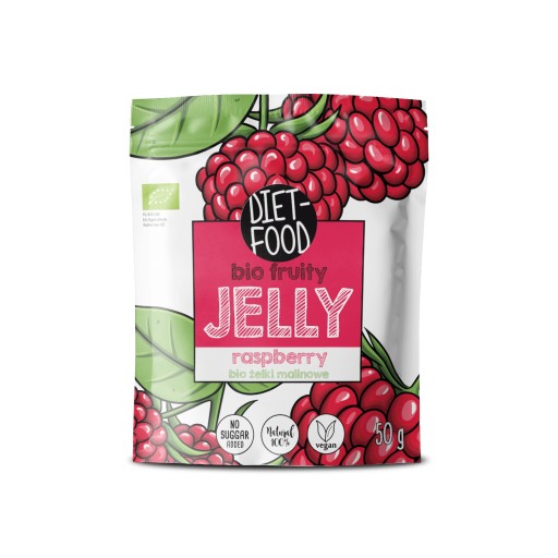 Bio malinové ovocné želé 50g