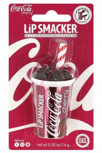 LIP SMACKER COCA-COLA CHERRY VEĽKÝ 3D LESK