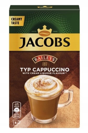 Jacobs Baileys instantné cappuccino 92g