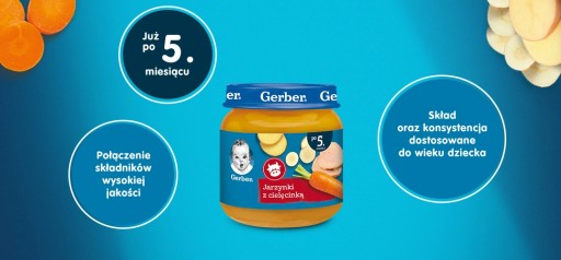 Gerber Obiadek Zelenina teľacia po 5 mesiacoch 125g