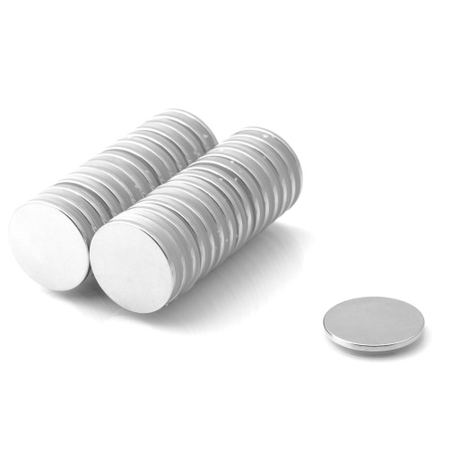 SADA SILNÝ VALEC NEODYMIOVÝ MAGNET 20x1. 10 ks.