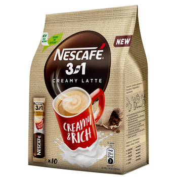 1x 115g NESCAFÉ 3v1 Creamy Latte 10x 15g