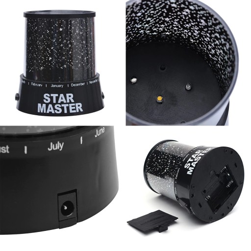 Nočná lampa Star Master Star Projektor NAPÁJANIE