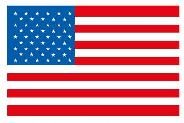 NÁLEPKA VLAJKY USA 12x7