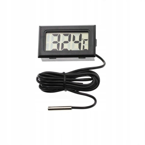DIGITÁLNY ELEKTRONICKÝ LCD TEPLOMER SO SONDOU