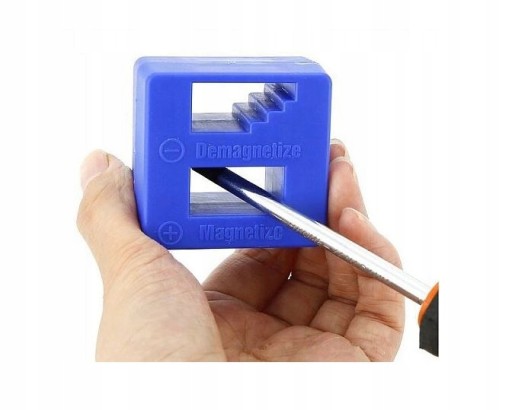 MAGNETIZÁTOR DEMAGNETIZÁTOR MAGNET PRE SKRUTKOVAČKY BITY 2 V 1