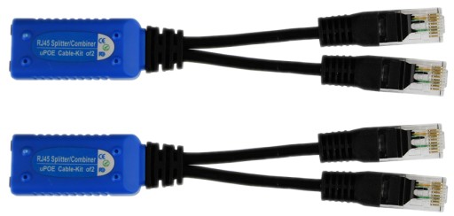 SPLITTER Pulsar P-POE2 2xRJ45 zástrčka 1xRJ45 zásuvka