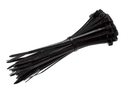 SVORKY VIAZAČ KABEL 3,6x300mm ČIERNA VIAZAčka 100ks