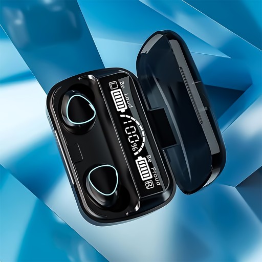 BEZDRÔTOVÉ SLÚCHADLÁ DO UŠÍ BLUETOOTH 5.3 PRO + POWERBANK BT+