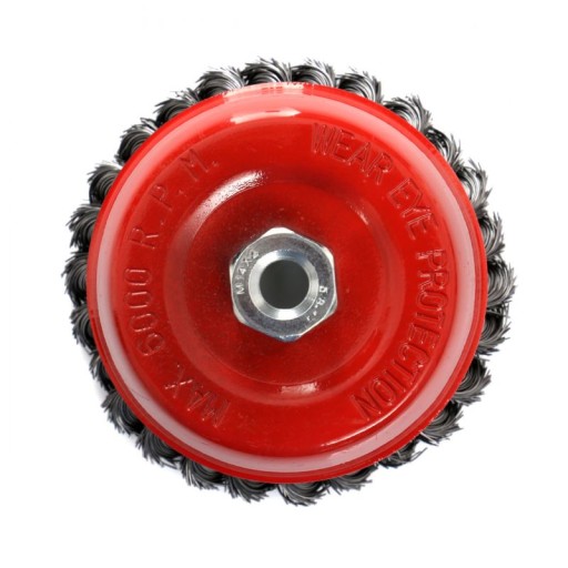 PREDNÁ DRRÁTENÁ KEFA SKÚTENÁ DRÔT 125MM M14 KD10973