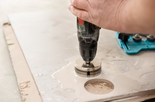 DIAMANTOVÁ VŔTAČKA DO hrnčiarskeho skla DIEROVÁ PILA 50mm ČIPKA NA KERAMICKÉ OBKLADY