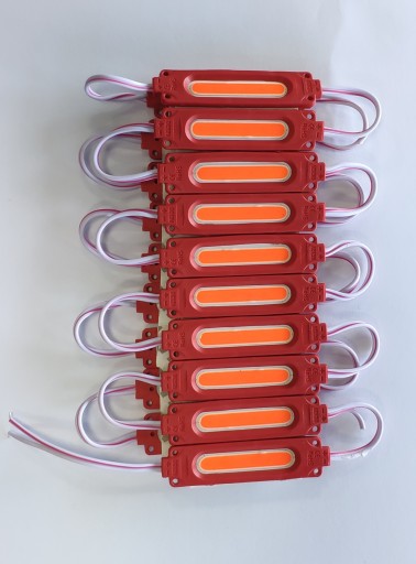 COB7019 MODUL 2W ČERVENÝ IP67 140' 180-200lm 24V