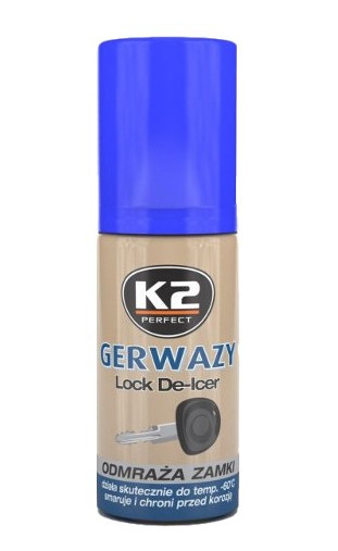 GERWAZY K2 Rozmrazovač autozámkov 50 ml