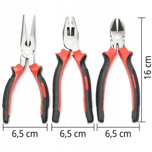 KOMBINOVANÉ KLIEŠTE SADA KLIešOV SADA 3 KS SADA REZAČOV KLIEŠTE 160MM