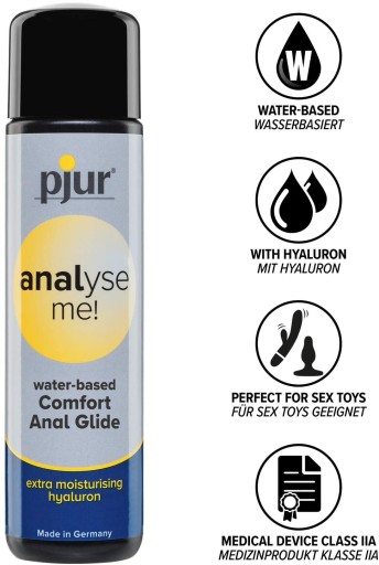 PJUR ANALYZUJTE MA! Zvlhčujúci análny lubrikant 2 ml