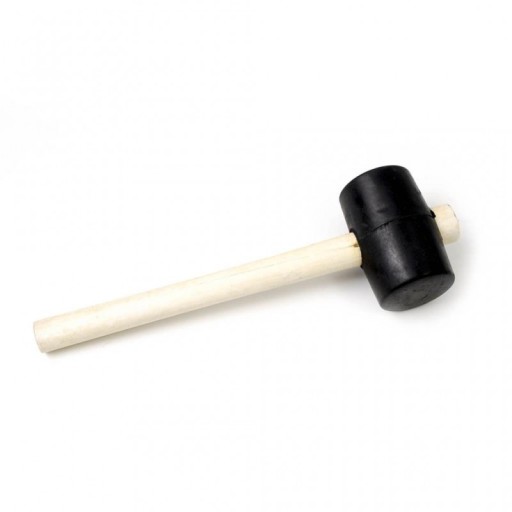 KLADIVO GUMOVÉ 90MM 910G DREVENÁ RÚČKA