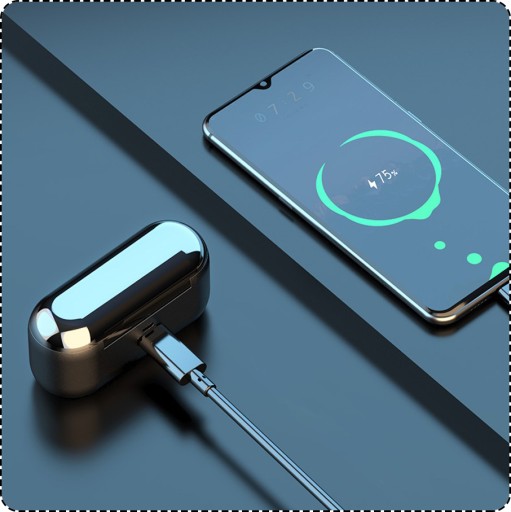 BEZDRÔTOVÉ SLÚCHADLÁ BLUETOOTH 5.1 + POWERBANK