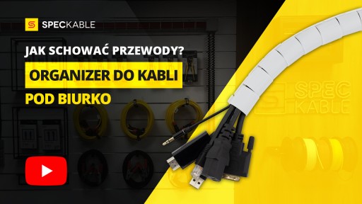 NEKU Organizér na káble a kryt na káble 25mm 2m