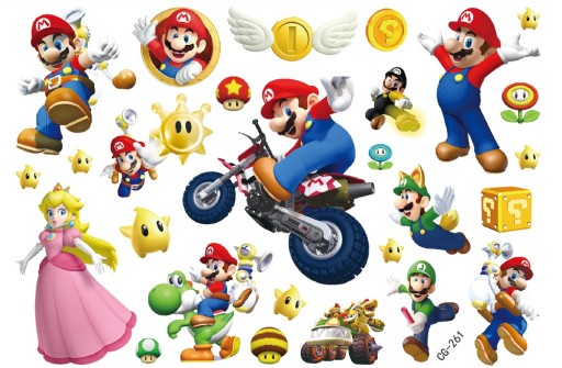 Umývateľné tetovanie pre deti SUPER MARIO CG261